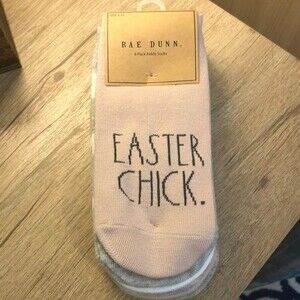 Rae dunn 6 pack ankle socks Easter